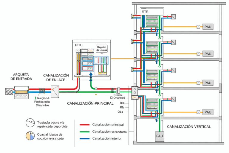Proyecto ICT en Calle Aiguablava (Barcelona)